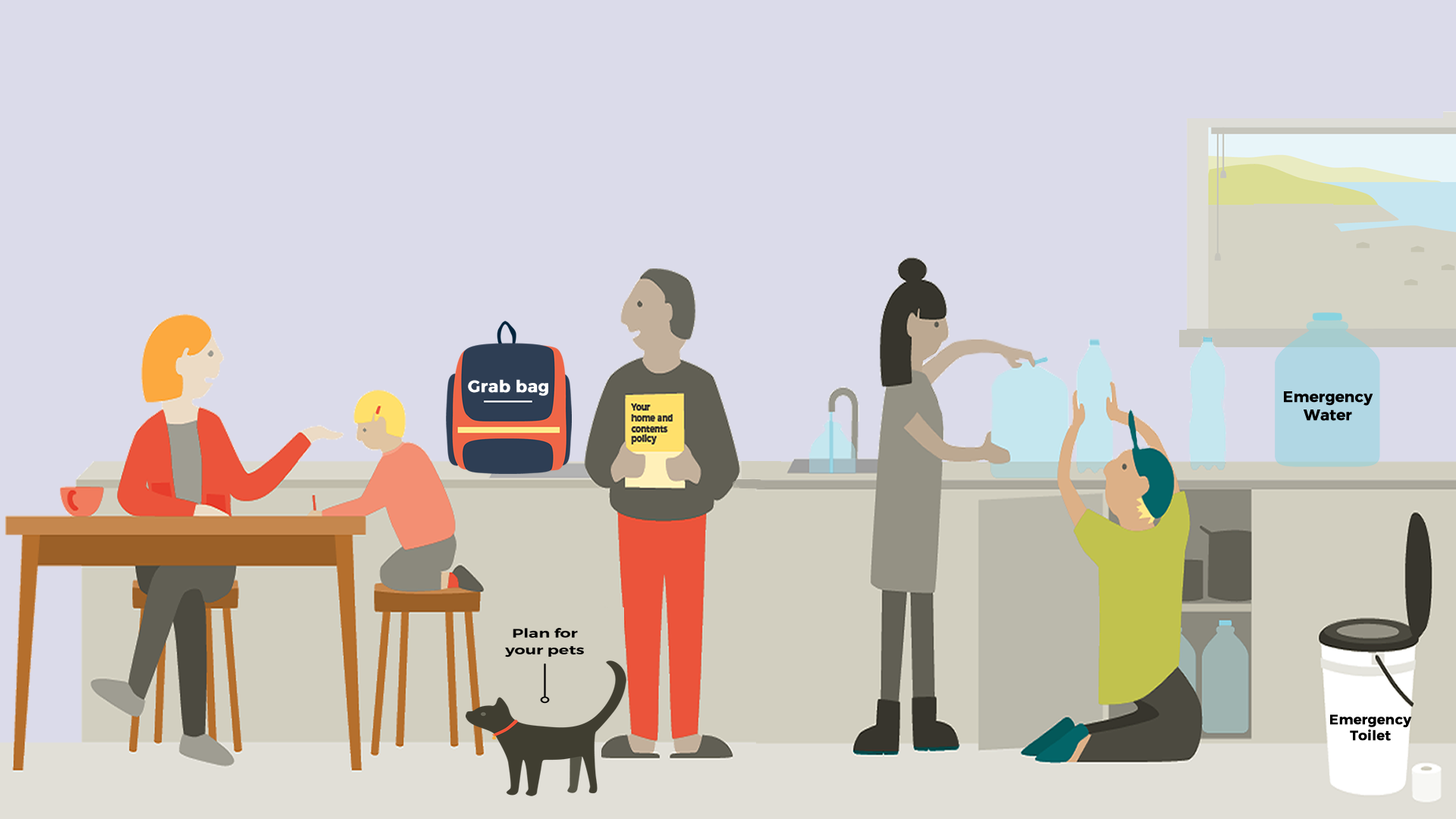 A group of people indoors